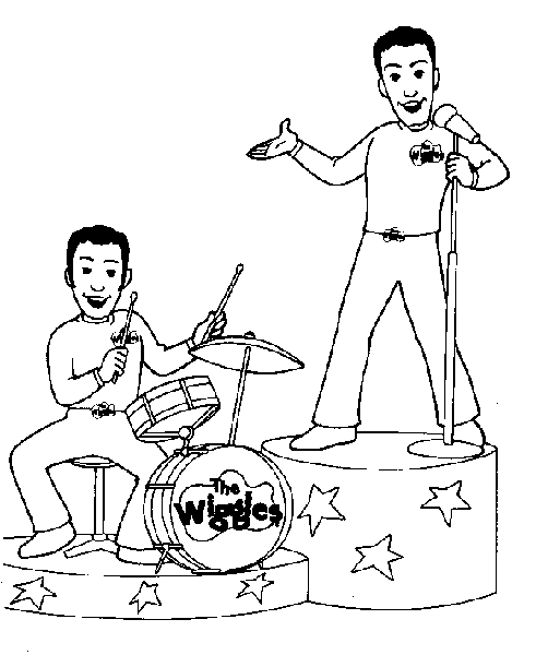 The Wiggles Coloring Page | Free Coloring Pages on Masivy World