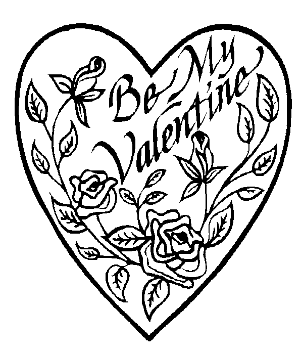 Valentine Coloring Pages Archives - gobel coloring page