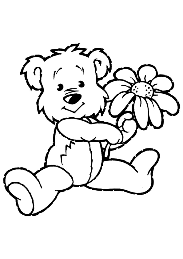 Beautiful Teddy Bear Coloring Pages - Coloring Pages For All Ages
