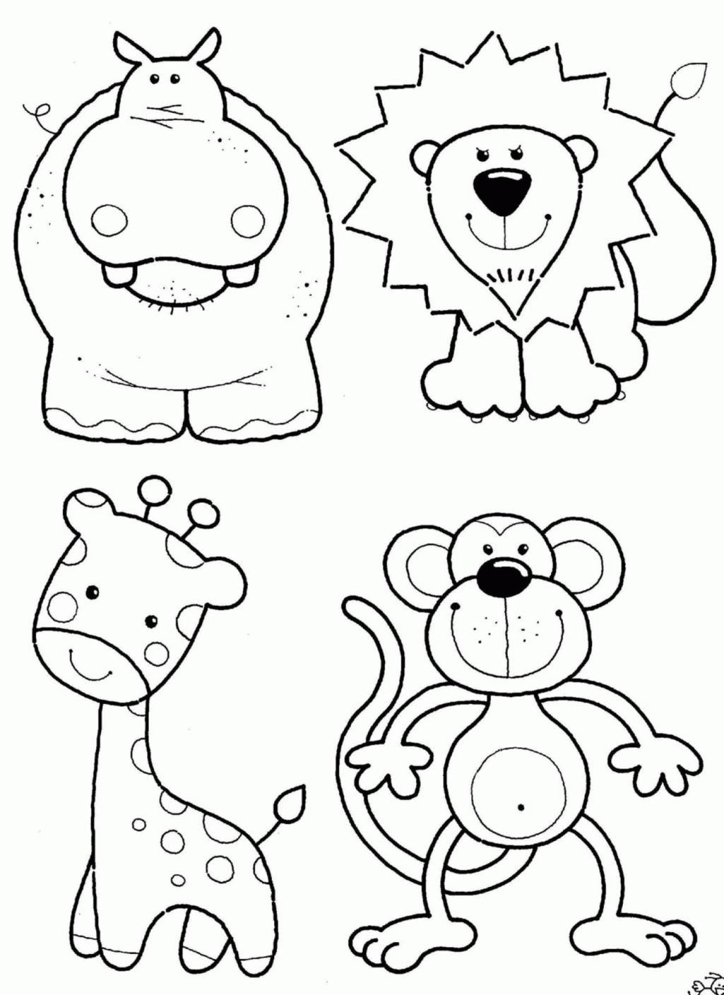 Coloring Pages Animals Free Coloring Pages In Animals Coloring ...