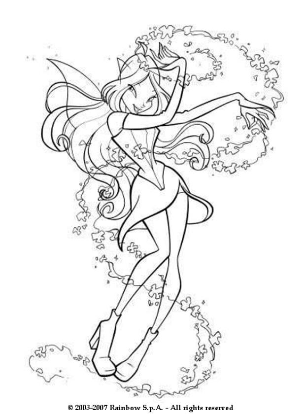 Coloring Pages Winx Club Coloring Home