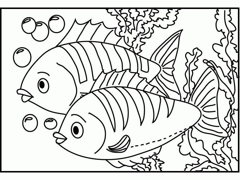 awesome Fish Coloring Pages : Coloring Page - Ducoloring.com