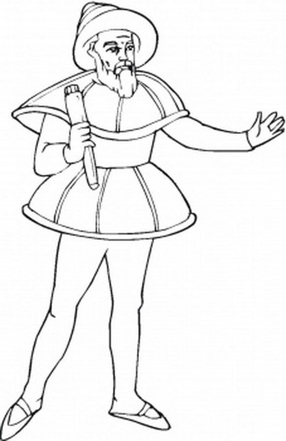 Columbus Day Coloring Pages -