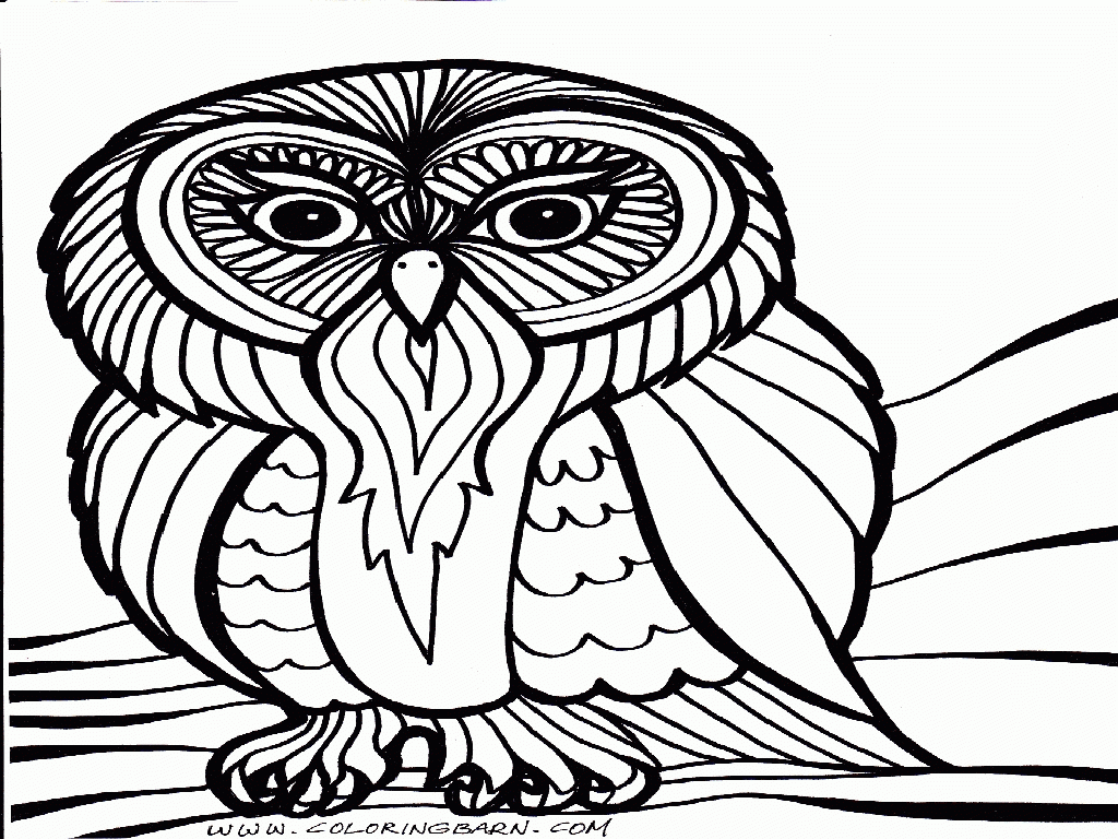 flying owl coloring pages | Best Coloring Page Site