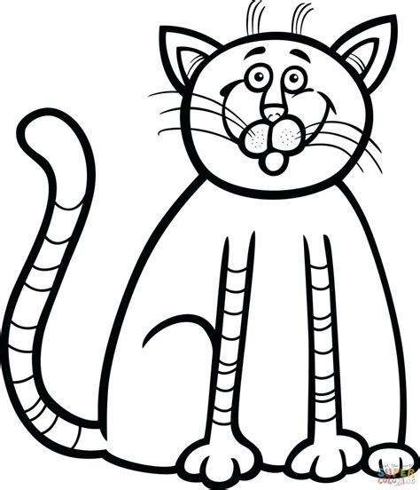Kitty Coloring Pages - Learny Kids