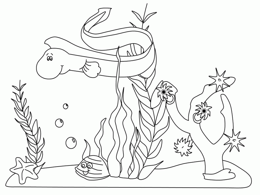 Ocean Coloring Pages For Preschool - Coloring Home