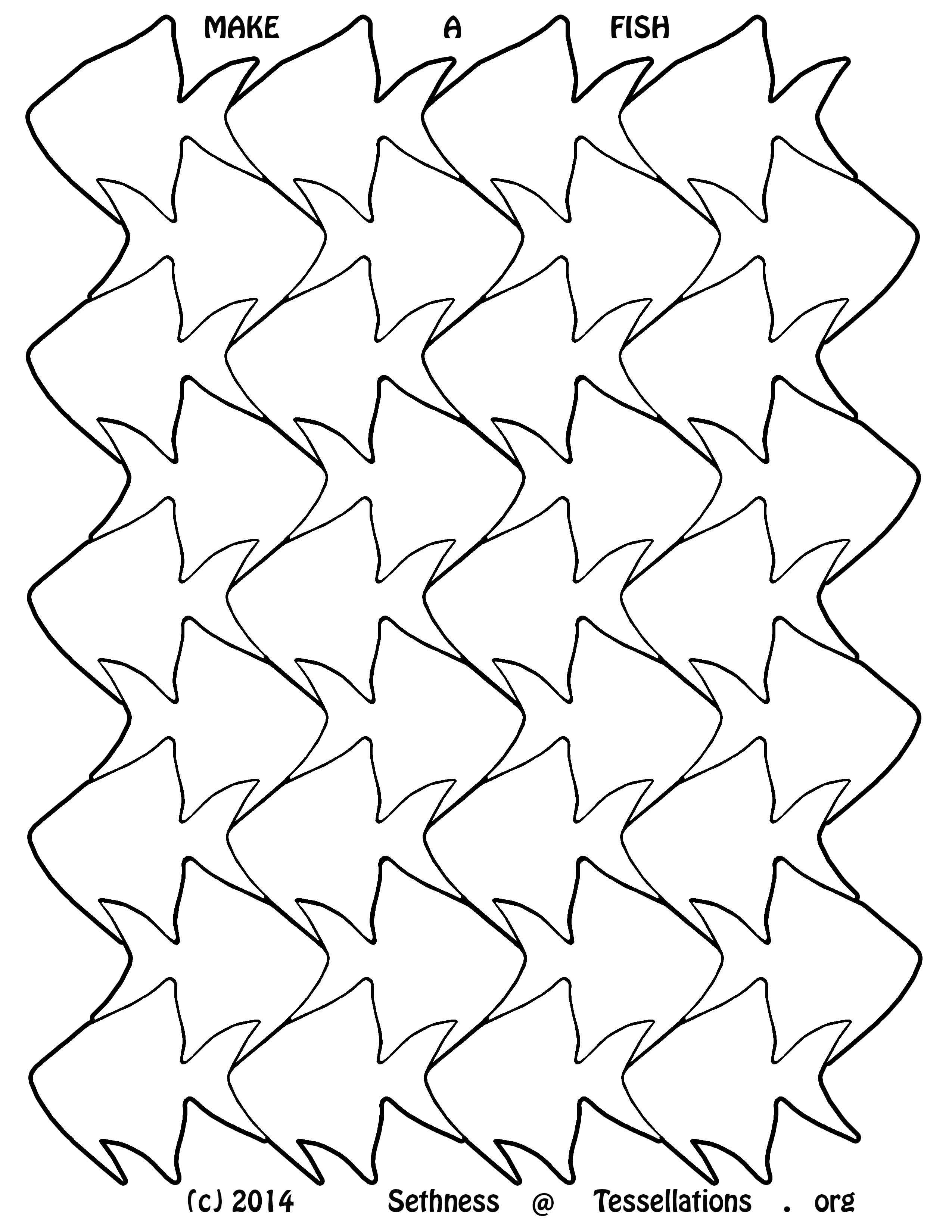 Sethness's Tessellations: Fish Art for the Make A Fish Foundation