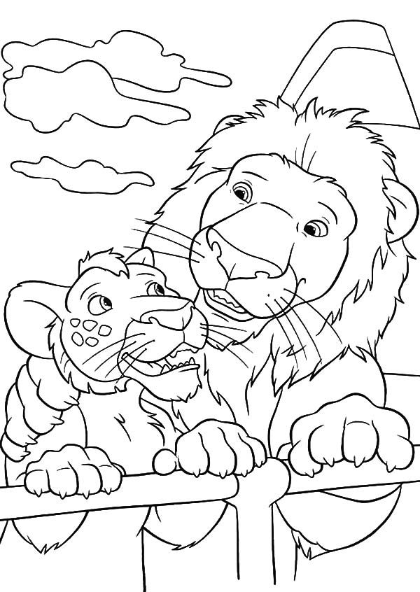 The Wild Samson Talking to Ryan Coloring Pages | Coloring Sun