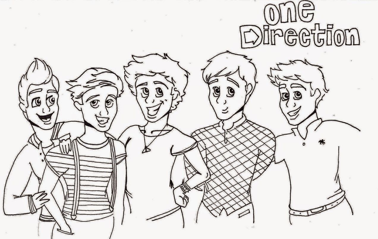 One Direction Coloring Pages - Coloring Home