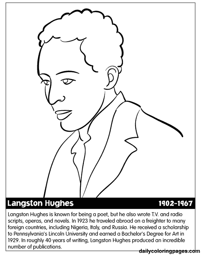 Download Famous African Americans Coloring Pages - Coloring Home