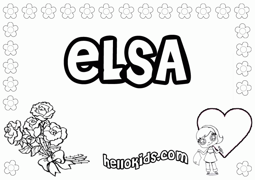 112 Cartoon My Name Is Coloring Pages with disney character
