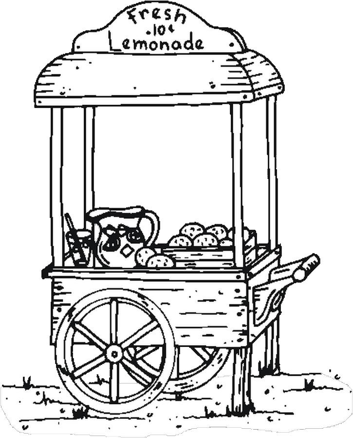 Download Lemonade Stand Coloring Pages - Coloring Home