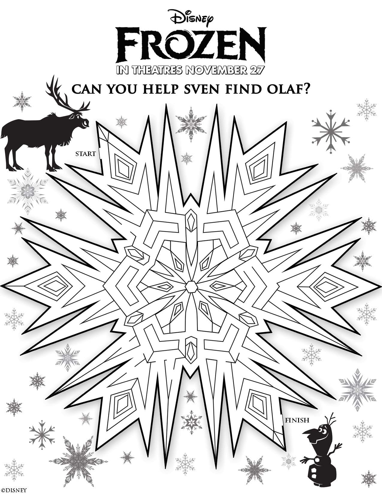 Free Disney Frozen Coloring Sheets and Activities - I Am a Mommy Nerd