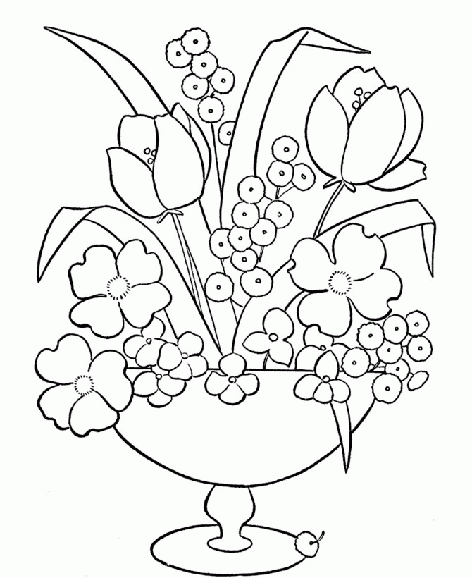 Flower Coloring Pages For Girls 10 And Up