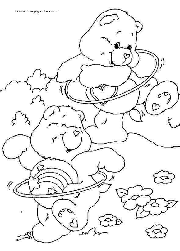 Care Bears Free Coloring Sheet - Coloring pages for kids