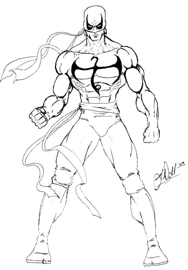 Iron Fist Fanart Sketch by gwdill on DeviantArt