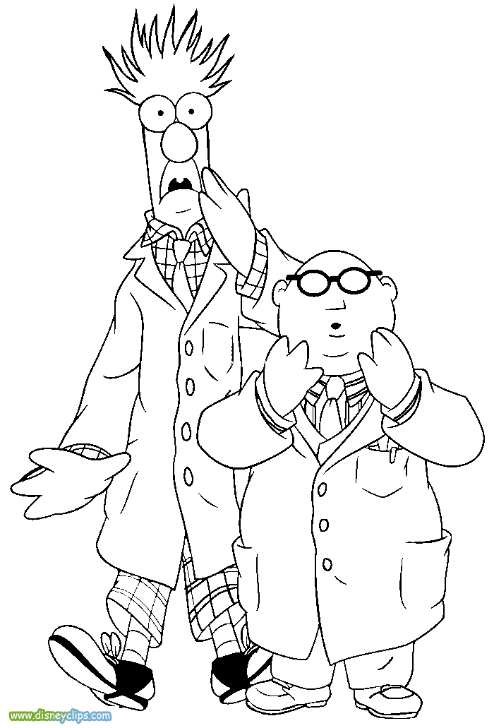 Beaker Muppet Coloring Pages - Coloring Pages For All Ages