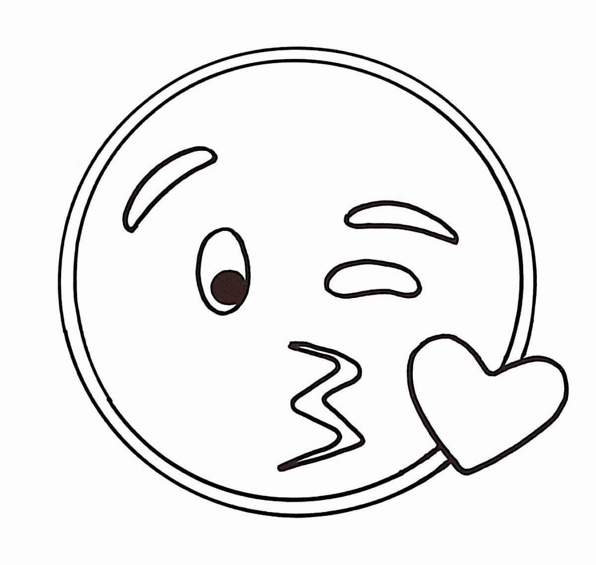 Free Printable Emoji Coloring Pages