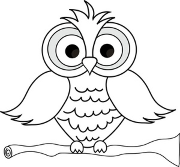 Owl Coloring Pages Clipart - Clipart Kid
