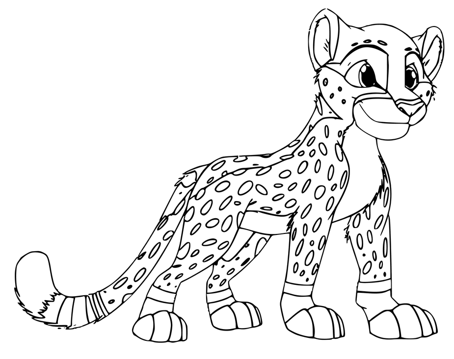 What Color Is A Cheetah - Coloring Home