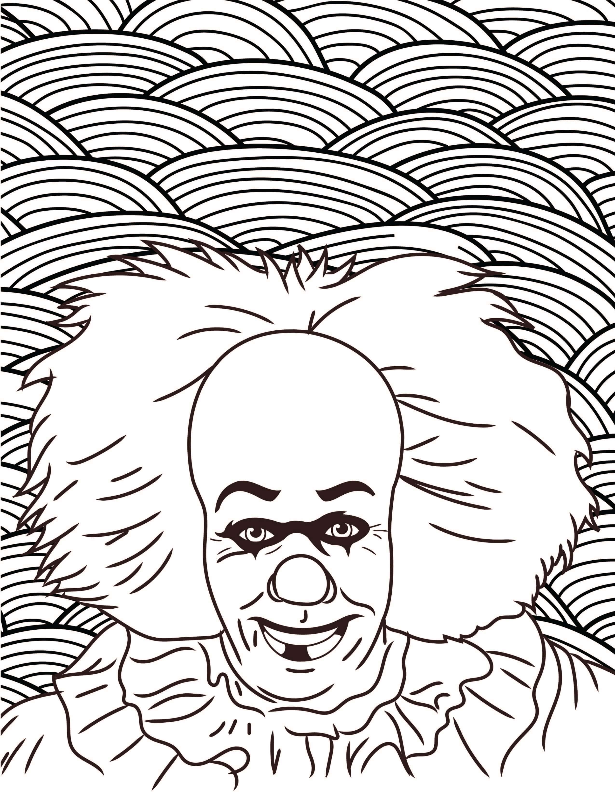Pennywise Coloring Pages 2017 at GetDrawings | Free download