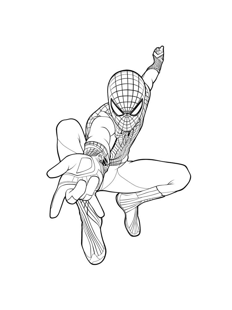 Spider man coloring pages. Download and print Spider man coloring pages