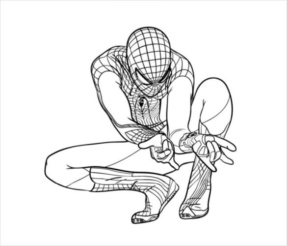 19+ Spider-Man Coloring Pages - PDF, PSD | Free & Premium Templates