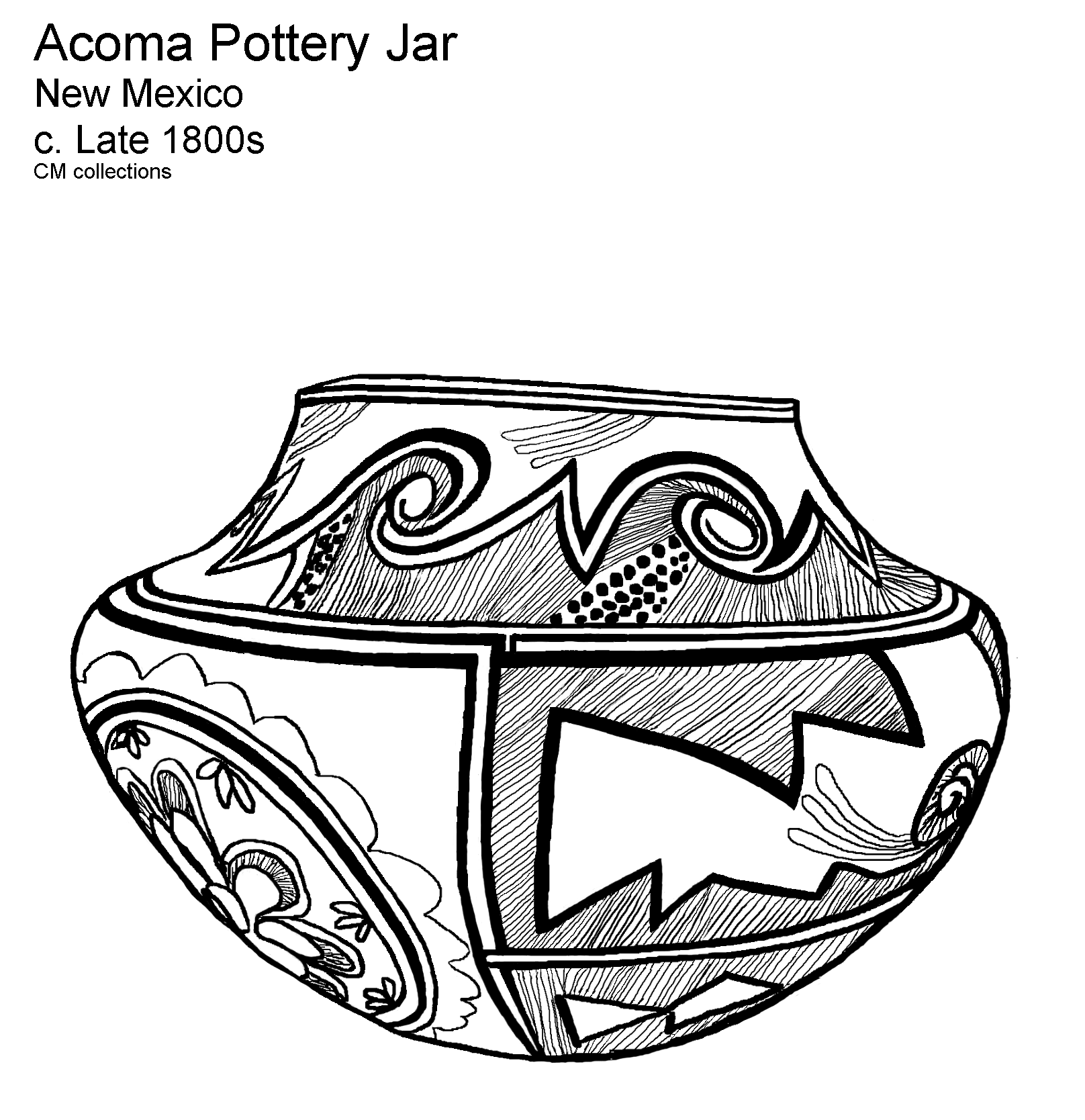 Download Printable Nm Pottery Coloring Pages - Coloring Home