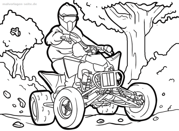 Coloring page quad Vehicles - Free Coloring Pages