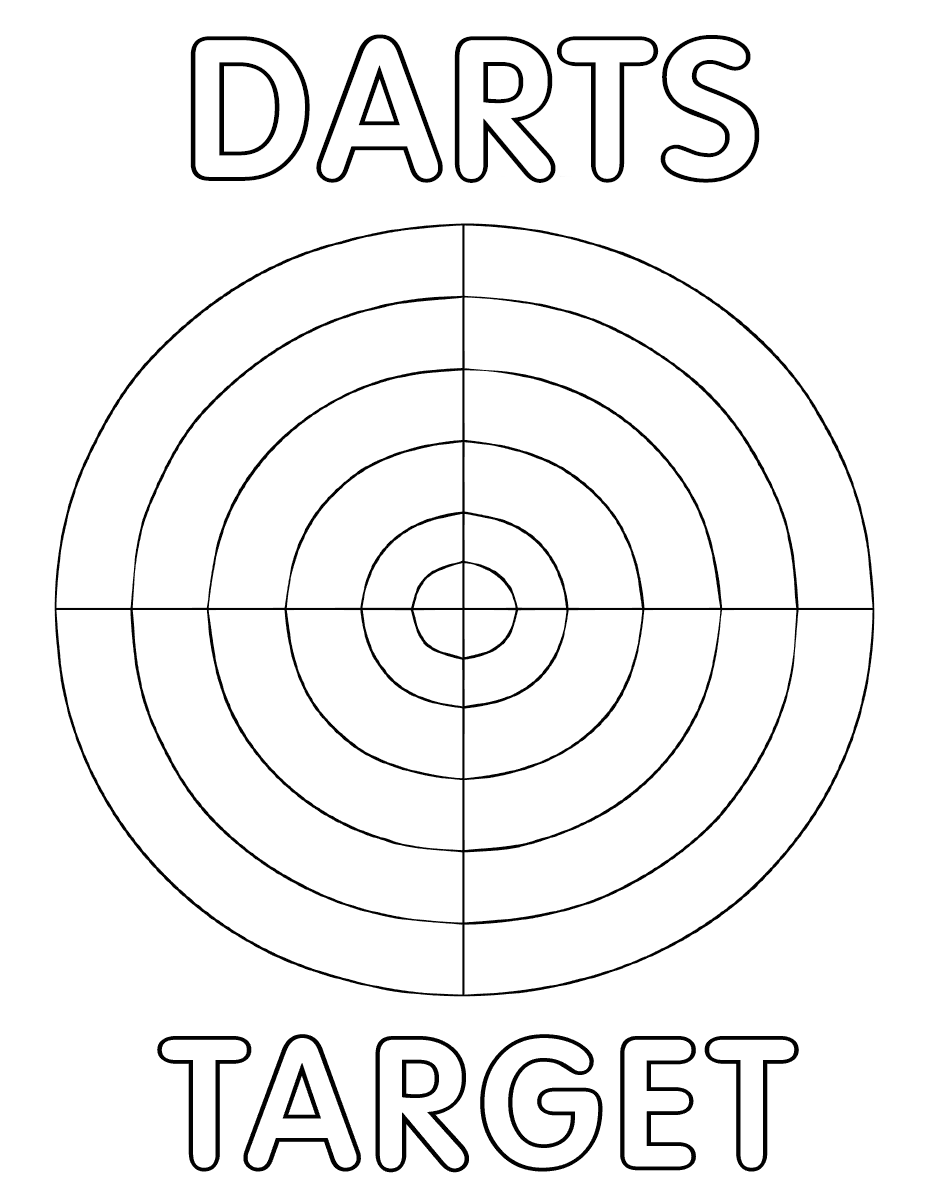Target coloring pages | Coloring pages to download and print