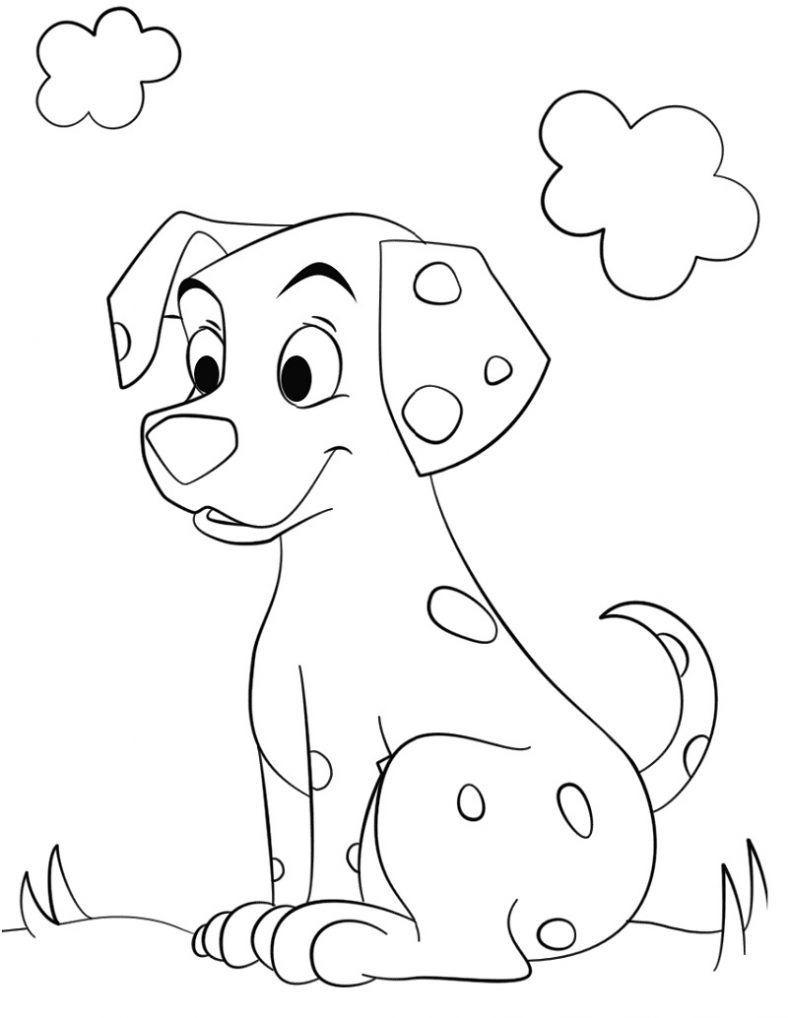 Dog Coloring Pages Free for Kids and Adults | 101 Coloring