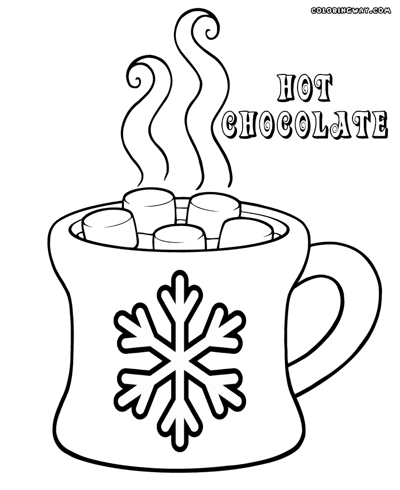 Cup Of Hot Chocolate Coloring Pages | Hot chocolate drawing, Hot chocolate  clipart, Hot chocolate mug
