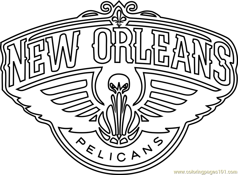 New Orleans Pelicans Coloring Page - Fre #1602092 - PNG Images - PNGio