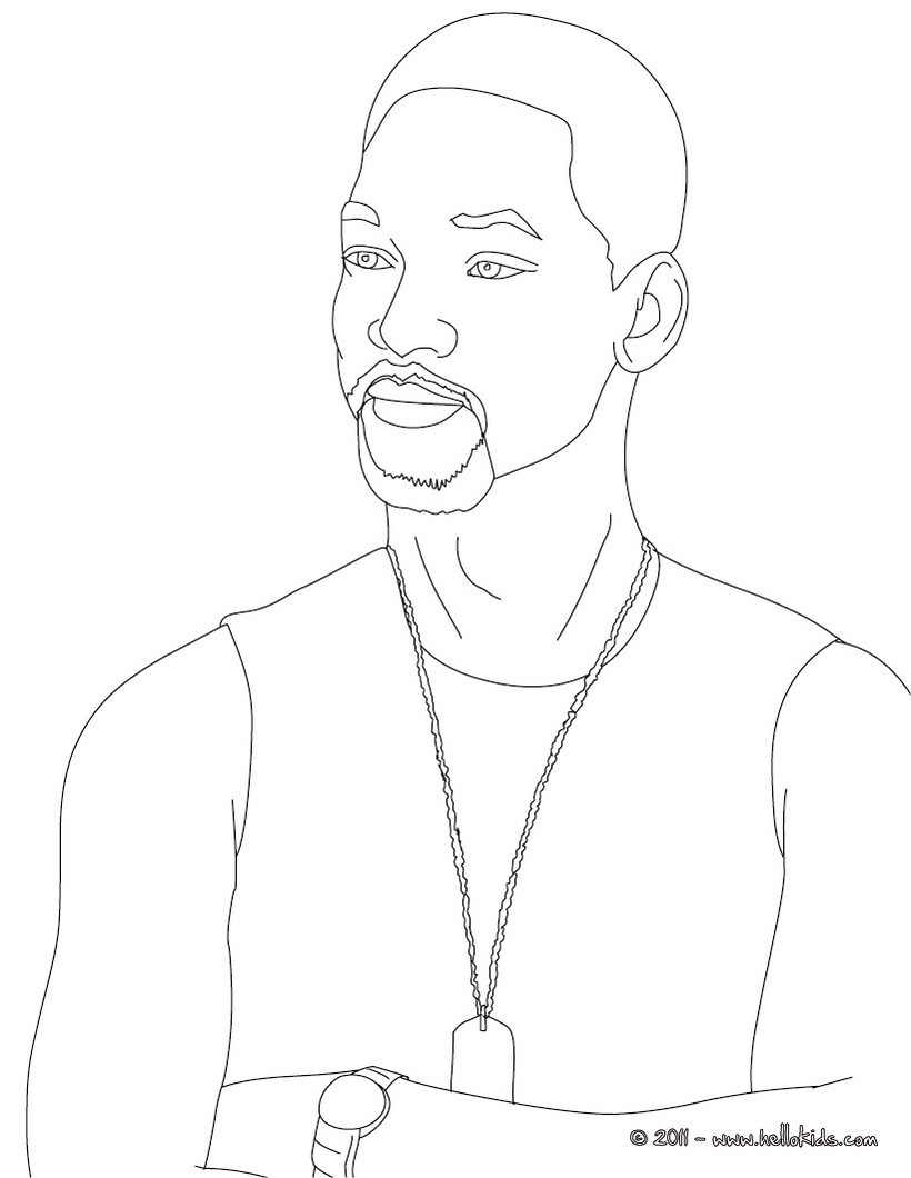 Will smith coloring pages - Hellokids.com