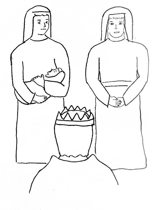 Bible Story Coloring Page God Gives Solomon Wisdom | Free Bible ...