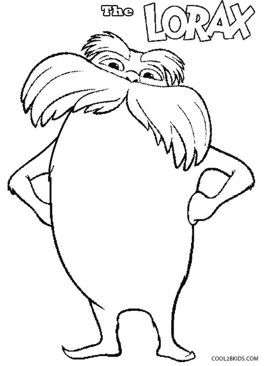 Lorax Coloring Page - Coloring Home