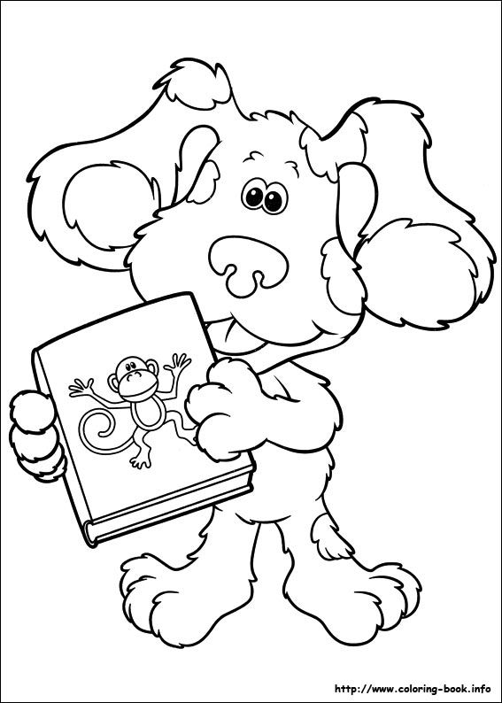 Blue's Clues coloring pages on Coloring-Book.info