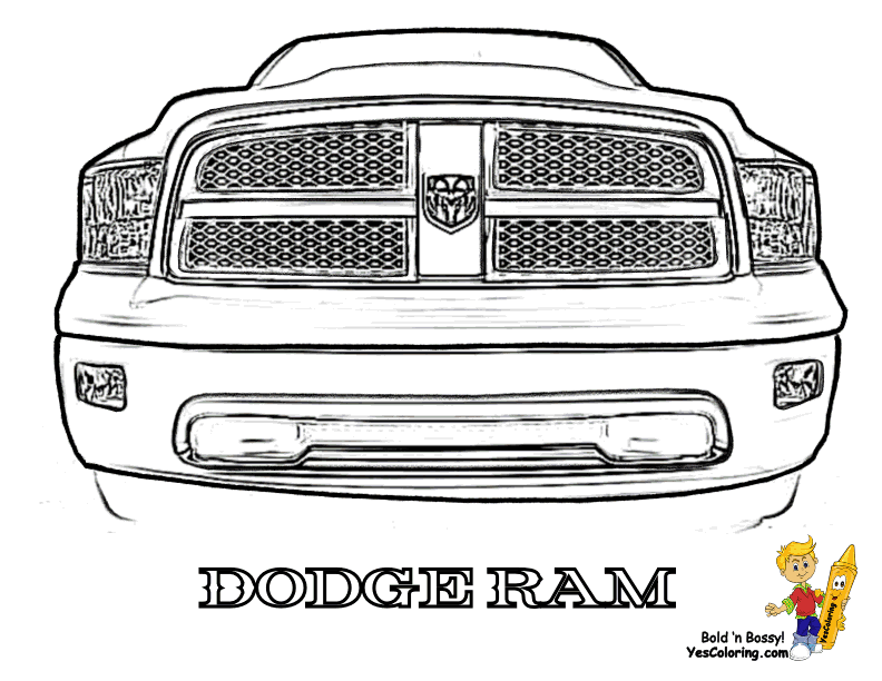 Coloring Page - DodgeTalk : Dodge Car Forums, Dodge Truck Forums ...