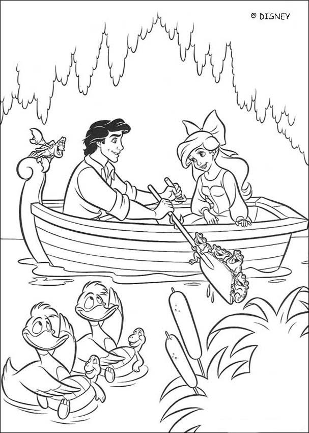 The Little Mermaid coloring pages - Sebastian, the crab