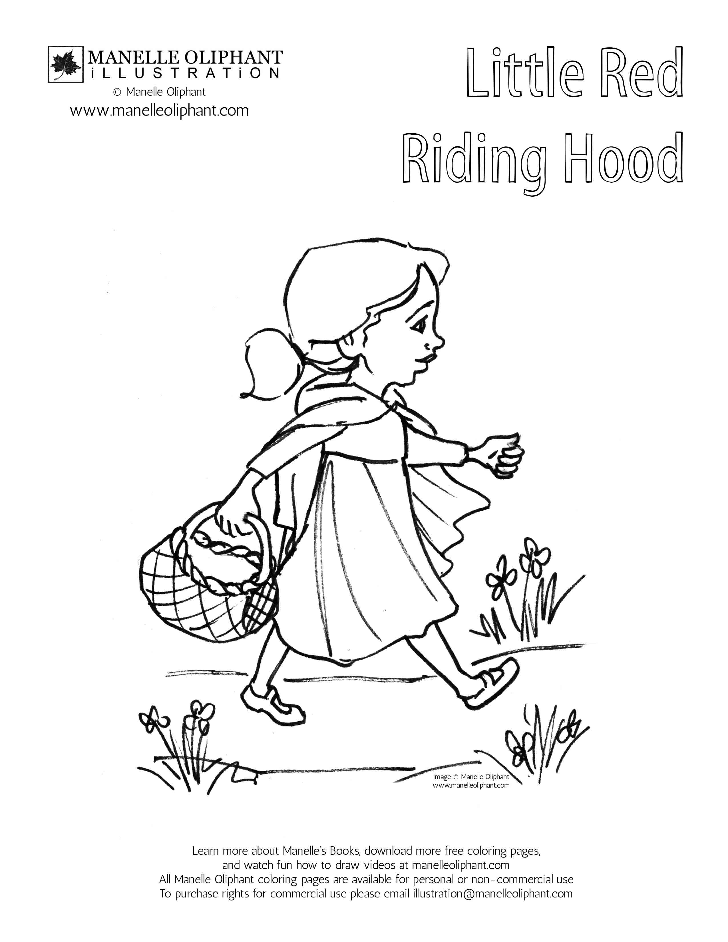Manelle Oliphant Illustration Free Coloring Page Friday: Little ...