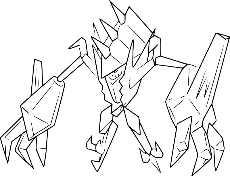 Necrozma Coloring Pages - Free Printable Coloring Pages for Kids