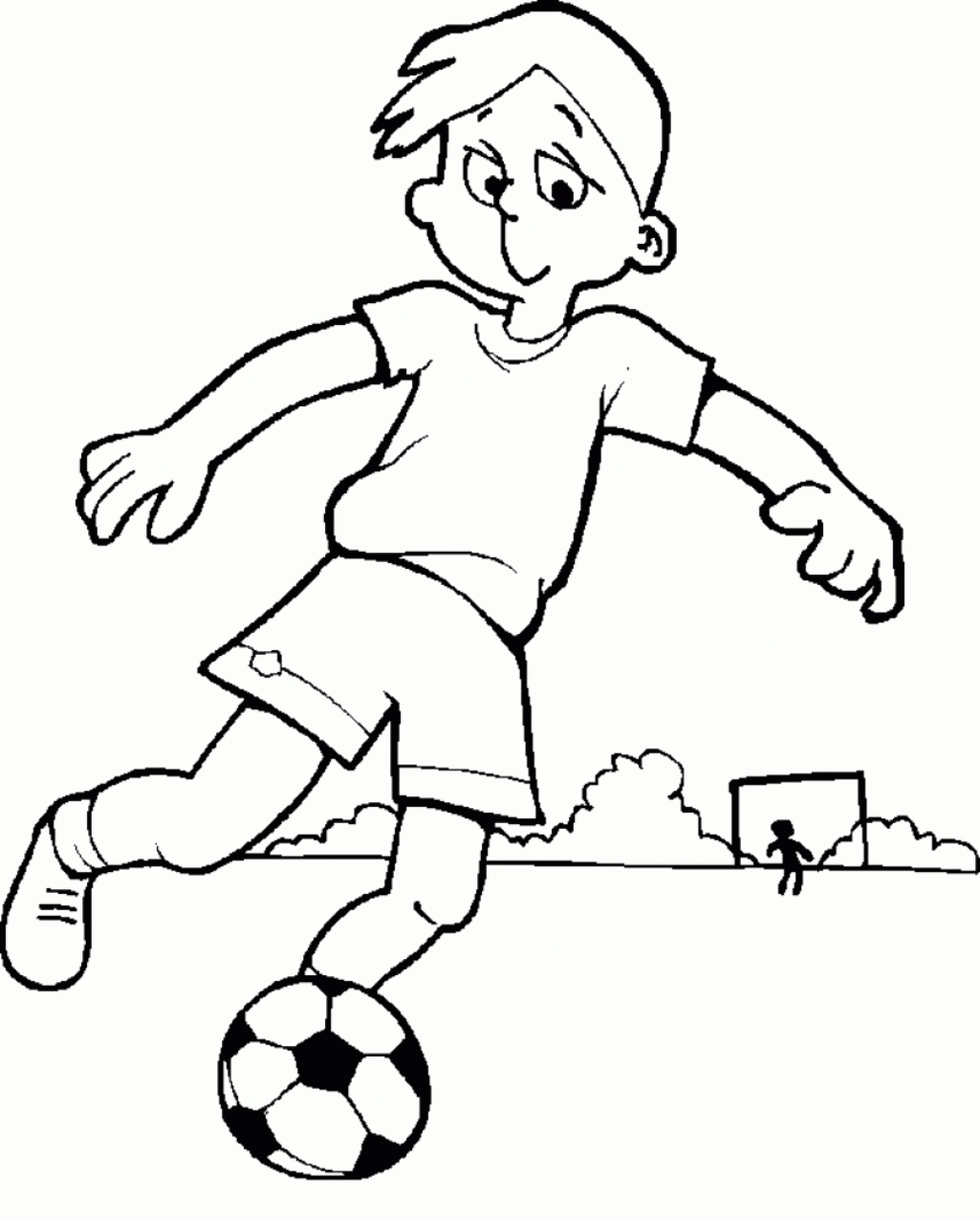 Coloring Pages Of Kids Playing Sports Free Coloring Pages For Boys ...