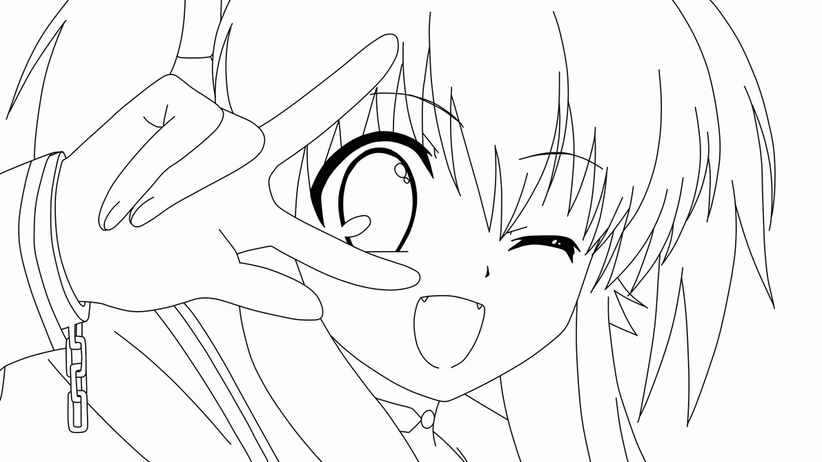 Anime Girl Coloring Pages 20 Pictures   Colorine.net   20 ...