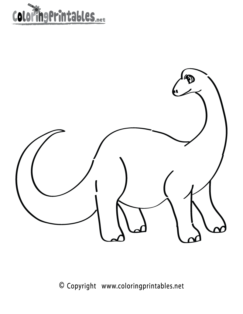 Free Printable Dinosaur Coloring Pages - Color a Variety of Dinosaurs