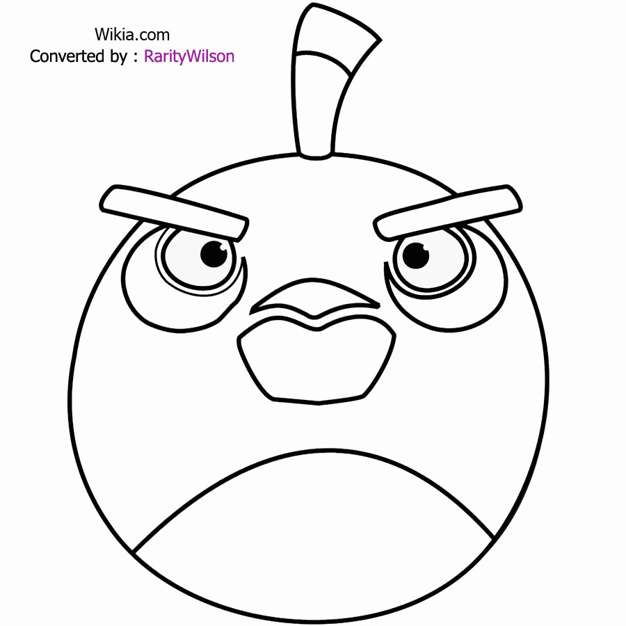 Angry Birds Blocks Coloring Pages - Coloring Pages For All Ages