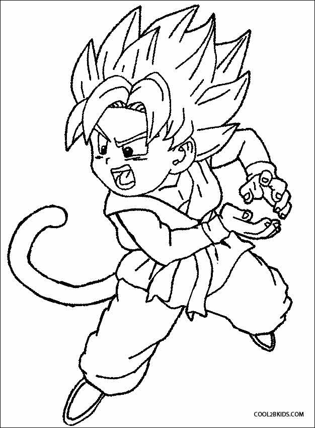 Goku Coloring Pages Pictures - Whitesbelfast