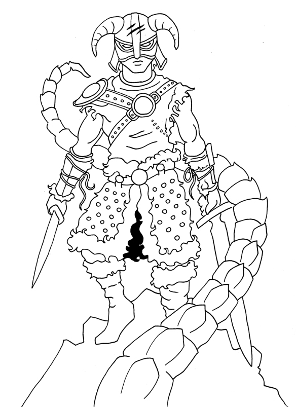 The Elder Scrolls Coloring Pages – Skyrim | One Delightful Day