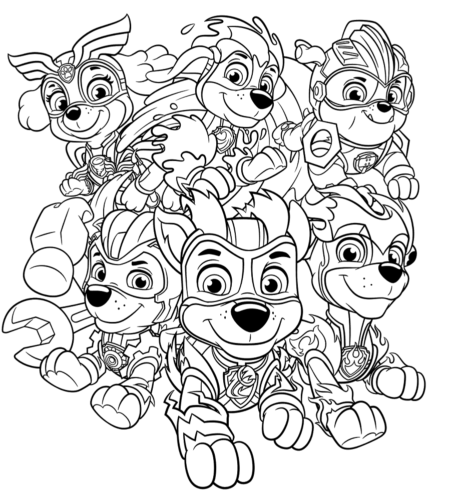 Mighty Pups Coloring Pages in 2020 | Paw patrol coloring pages, Paw patrol  coloring, Paw patrol super pup