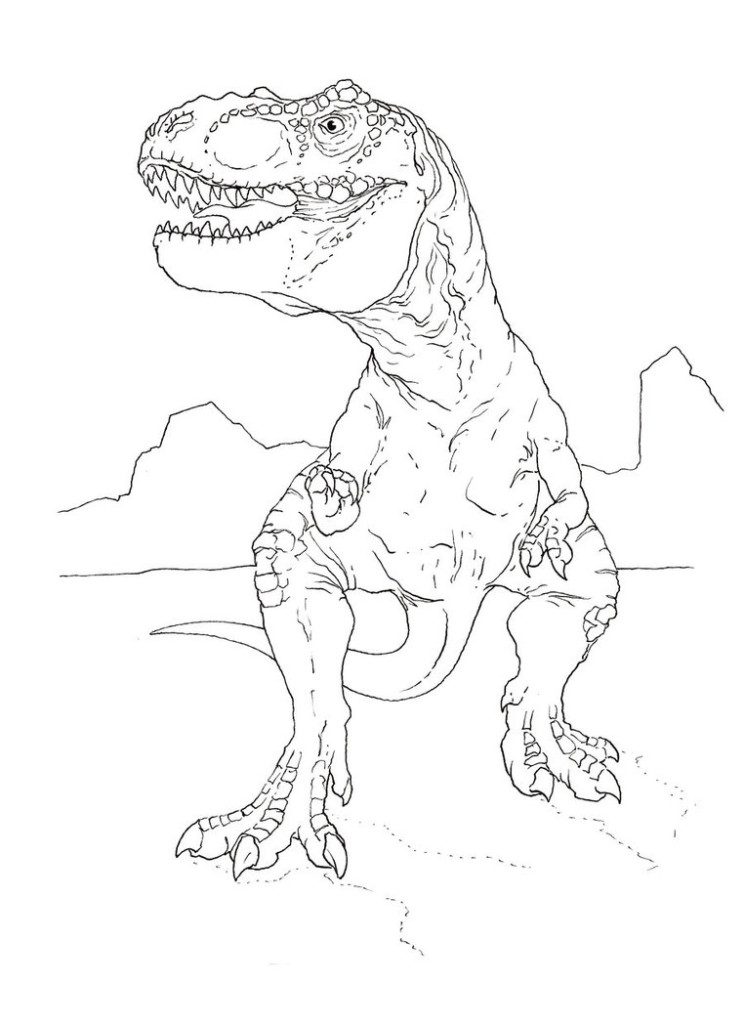 Coloring Page Of Indominus Rex