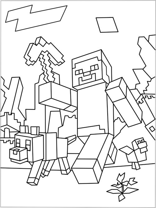 Minecraft Coloring Pages - Best Coloring Pages For Kids | Minecraft  coloring pages, Minecraft printables, Monster coloring pages